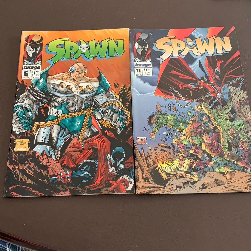 Lot of 2 Spawn comics #6 & 11 Image Comics McFarlane.